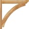 Ekena Millwork Thorton Slat Rough Sawn Outlooker, Western Red Cedar, 6"W x 34"D x 34"H OUT06X34X34THR06RWR - alternate 3